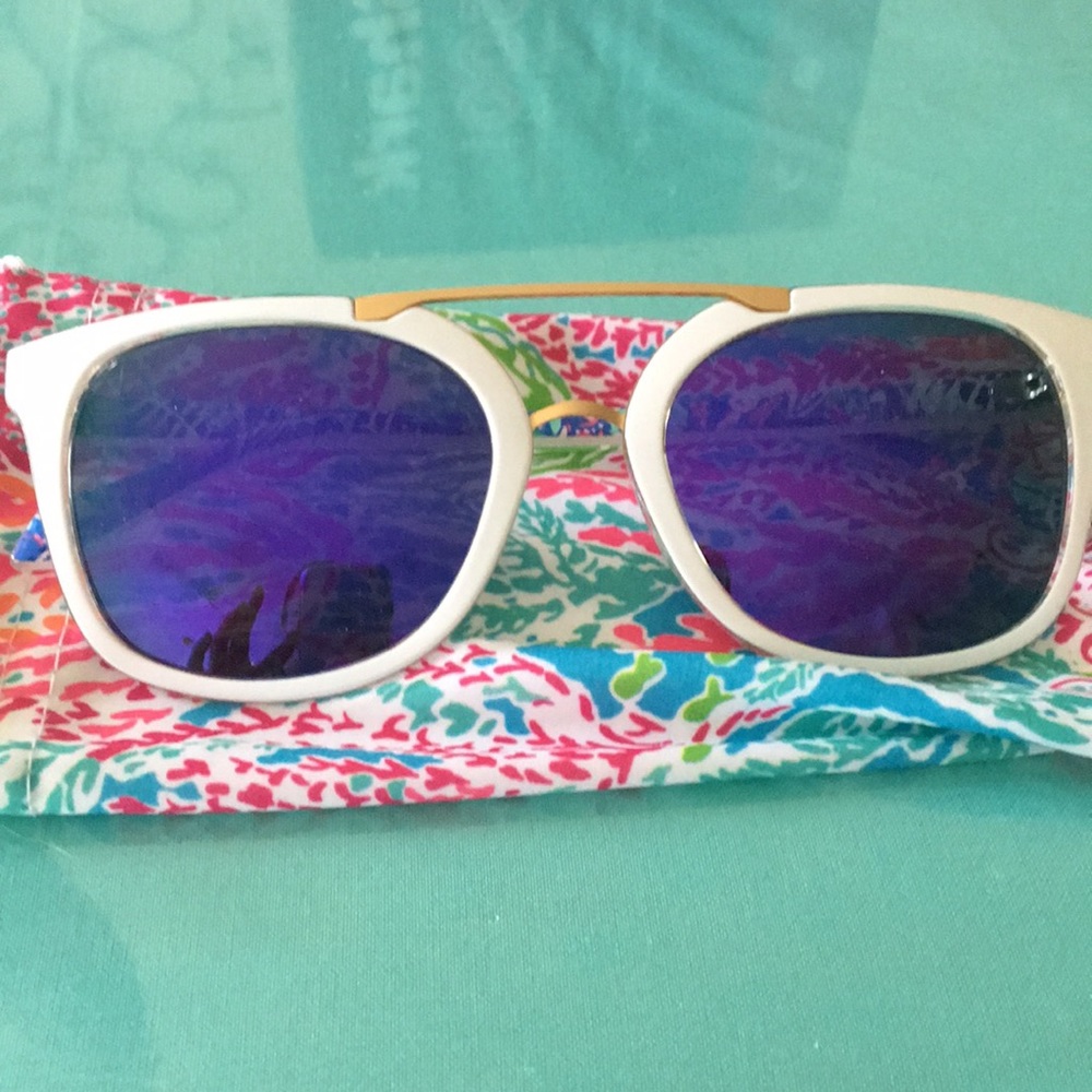 White Lilly Pulitzer Sunglasses